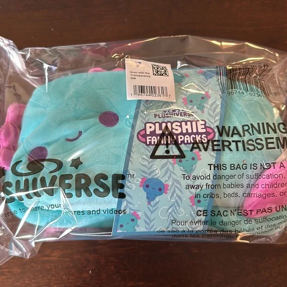 PLUSHIVERSE AXOLOTL FUN PLUSHIE FANNY PACK - Picture 4 of 5